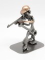 FIGURKA Z METALU- STRZELANIE Z KARABINU II - zdjęcie 7