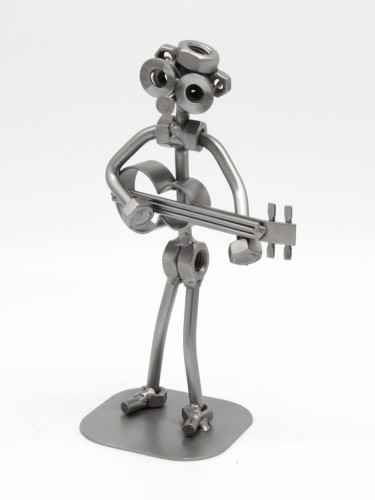 GITARA - GITARZYSTA  STOJĄCY - FIGURKA Z METALU