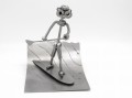 FIGURKA Z METALU - SURFER WIOSŁO -PADDLEBOARD - zdjęcie 3