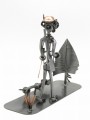 FIGURKA Z METALU - MYŚLIWY - zdjęcie 6