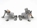 FIGURKA Z METALU - ŻABY PARA MŁODA - zdjęcie 4
