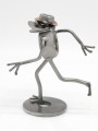ŻABA - BIEGACZ - FIGURKA Z METALU - zdjęcie 4