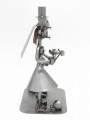 FIGURKA Z METALU - PARA MŁODA KULA U NOGI - zdjęcie 4