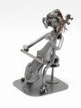 FIGURKA Z METALU - WIOLONCZELA - zdjęcie 1