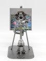 FIGURKA Z METALU - ARTYSTA MALARZ - zdjęcie 3