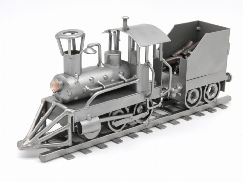 FIGURKA Z METALU - LOKOMOTYWA PICCOLO - POCIĄG