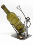 STOJAK NA WINO METALOWY - FIGURKA PIJAK