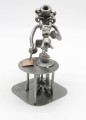 FIGURKA Z METALU - BIOLOG Z MIKROSKOPEM - zdjęcie 1