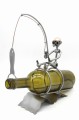 STOJAK NA WINO METALOWY - FIGURKA WĘDKARZ - zdjęcie 2
