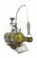 STOJAK NA WINO METALOWY - FIGURKA WĘDKARZ - zdjęcie 4