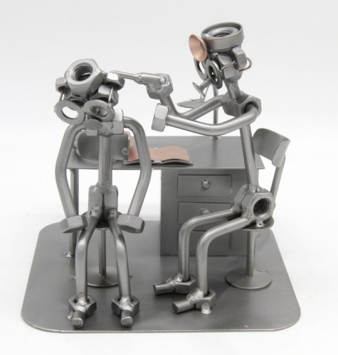 FIGURKA Z METALU - LARYNGOLOG