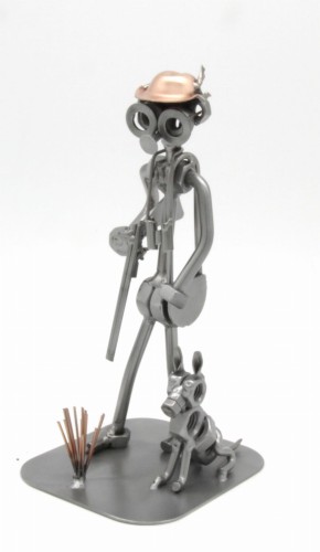 FIGURKA Z METALU - MYŚLIWY 2