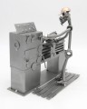 FIGURKA Z METALU - TOKARZ - TOKARKA - zdjęcie 3