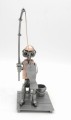 FIGURKA Z METALU - WĘDKARZ 2 - zdjęcie 2