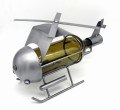 STOJAK NA WINO METALOWY - FIGURKA HELIKOPTER - zdjęcie 1
