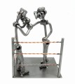 FIGURKA Z METALU - BOKS - zdjęcie 3