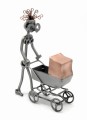 FIGURKA Z METALU  - MAMA Z WÓZKIEM - zdjęcie 9