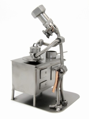 FIGURKA Z METALU - KUCHARZ