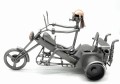 FIGURKA Z METALU -TRÓJKOŁOWIEC - zdjęcie 2