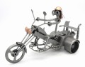 FIGURKA Z METALU -TRÓJKOŁOWIEC - zdjęcie 1