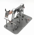FIGURKA Z METALU - KOWAL Z KONIEM - zdjęcie 6