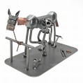FIGURKA Z METALU - KOWAL Z KONIEM - zdjęcie 7