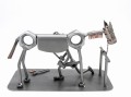 FIGURKA Z METALU - KOWAL Z KONIEM - zdjęcie 10