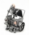 FIGURKA Z METALU - MECHANIK SAMOCHODOWY 2 OSOBY - zdjęcie 1