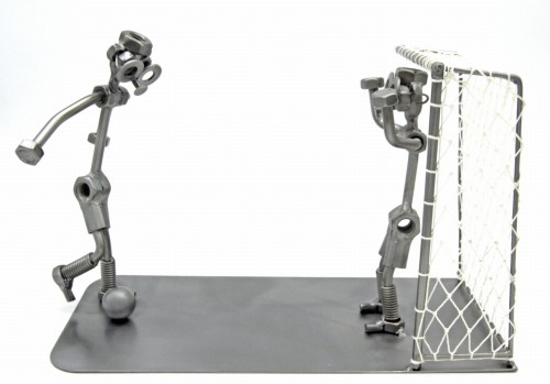 FIGURKA Z METALU - PIŁKA NOŻNA 11-STKA - BRAMKARZ