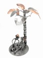 FIGURKA Z METALU - PARA POD PALMĄ  - zdjęcie 4