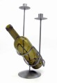 STOJAK NA WINO METALOWY ZE ŚWIECZNIKIEM - zdjęcie 12