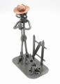 FIGURKA Z METALU - ROLNIK Z PSEM - zdjęcie 9