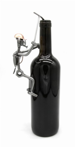 FIGURKA Z METALU - ALPINISTA