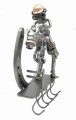 FIGURKA Z METALU - KOŃ Z PODKOWĄ - WIESZAK - zdjęcie 3