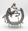 FIGURKA Z METALU - KOŃ Z PODKOWĄ - WIESZAK - zdjęcie 9