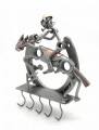FIGURKA Z METALU - KOŃ Z PODKOWĄ - WIESZAK - zdjęcie 5