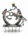 FIGURKA Z METALU - KOŃ Z PODKOWĄ - WIESZAK - zdjęcie 11
