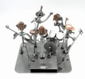 FIGURKA Z METALU - KAPELA ROCKOWA - zdjęcie 5