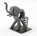 FIGURKA Z METALU - SŁOŃ + UCHWYT NA DŁUGOPIS - zdjęcie 3