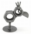 FIGURKA Z METALU - PAPUGA - zdjęcie 1