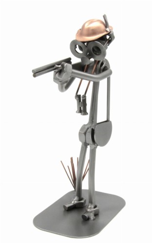 FIGURKA Z METALU - MYŚLIWY 3