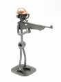 FIGURKA Z METALU - STRZELEC - STRZELANIE Z KARABINU - zdjęcie 4