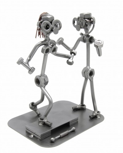 FIGURKA Z METALU - FITNESS 2