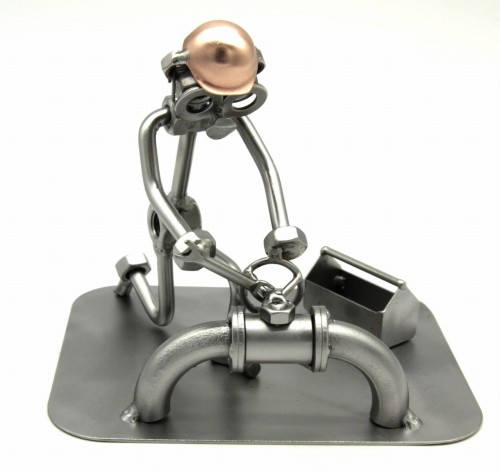 FIGURKA Z METALU - GAZOWNIK