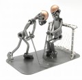 FIGURKA Z METALU - HOKEJ NA LODZIE - zdjęcie 1