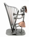 FIGURKA Z METALU - HARFA - zdjęcie 1