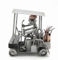 FIGURKA Z METALU - WÓZEK GOLFOWY - zdjęcie 2