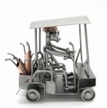 FIGURKA Z METALU - WÓZEK GOLFOWY - zdjęcie 5