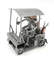 FIGURKA Z METALU - WÓZEK GOLFOWY - zdjęcie 11