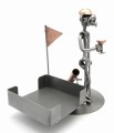 FIGURKA Z METALU- GOLF MARTINI ORGANIZER - zdjęcie 8